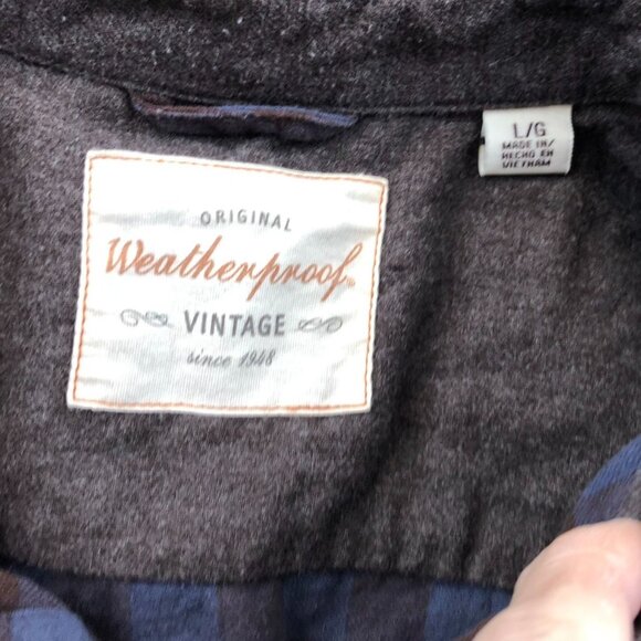 Weatherproof Men's Shirt Lot Large Vintage Lot Of Three Long Sleeve Button Down - Picture 11 of 13